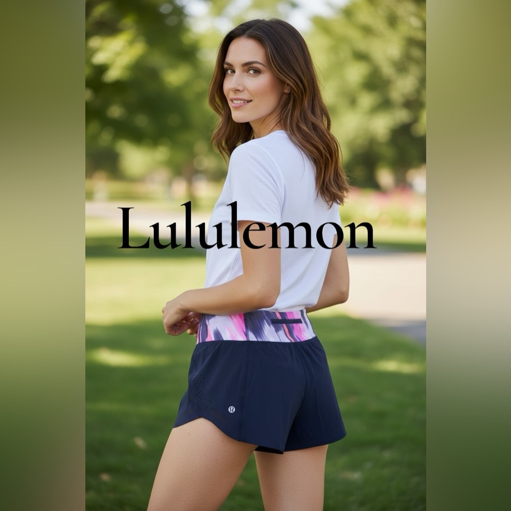 Lululemon Athletica Run Light As Air Athletic Shorts